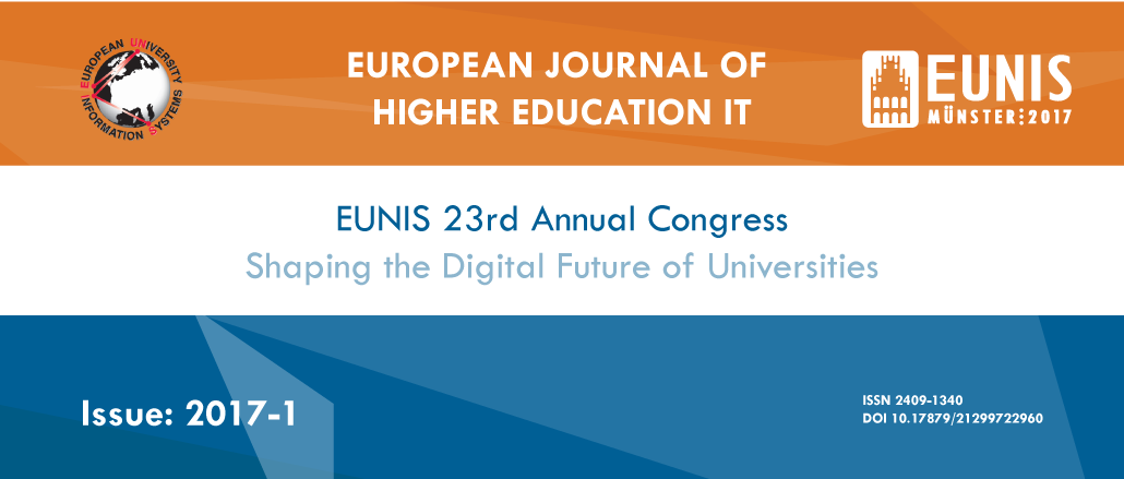 European Journal of Higher Education IT 2017-1