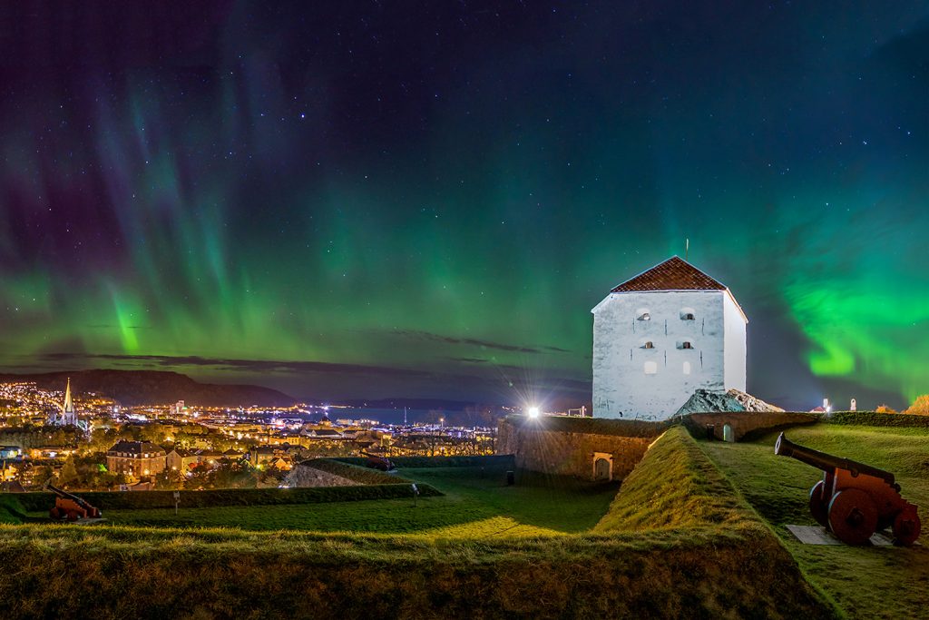 Aurora Borealis over Trondheim - copyright: Aziz_Nasuti