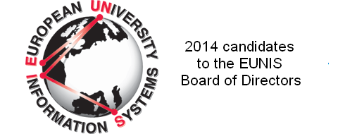 2014 candidates to the EUNIS Board of Directors