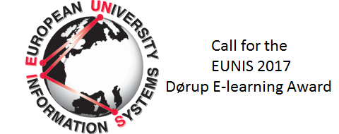 Call for the EUNIS 2017 Dørup E-learning Award