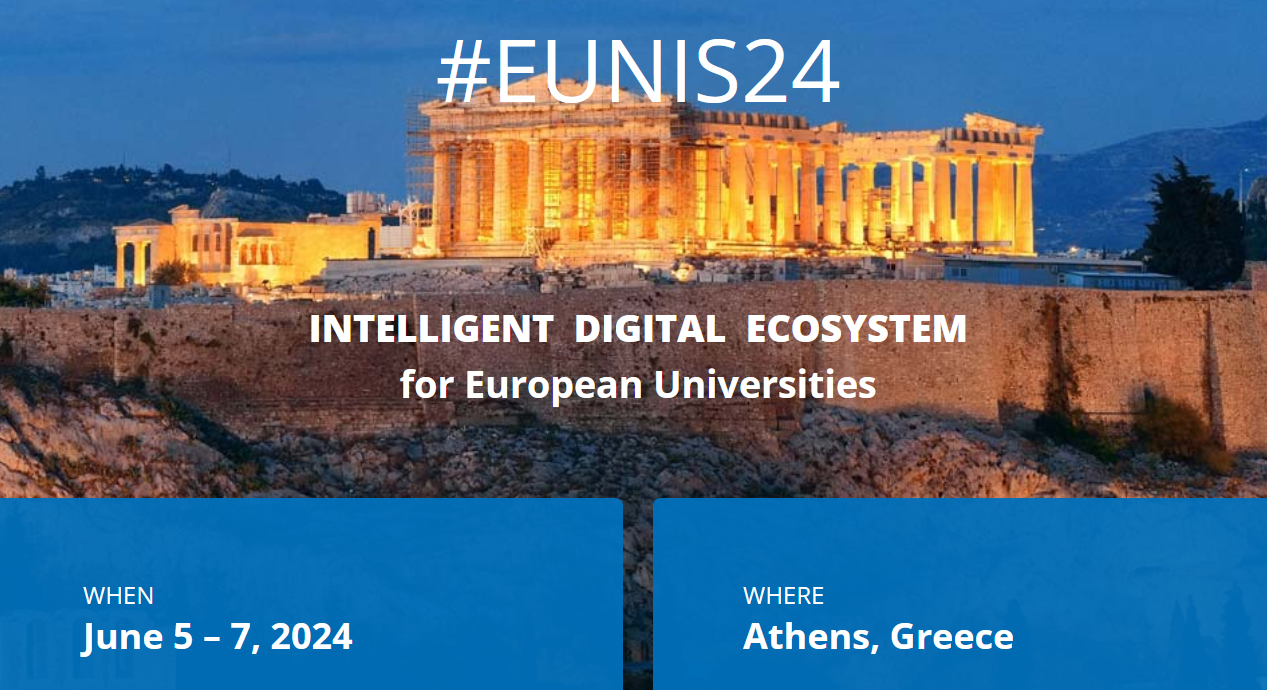 Registration is now open for the #EUNIS24 Congress: 5-7 June, Athens, Greece