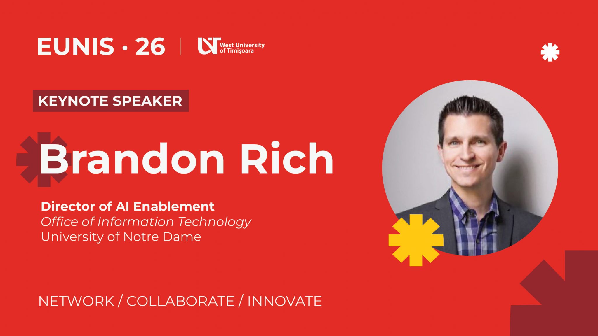 Keynote at the EUNIS 2026 Annual Congress: Brandon Rich – EUNIS community