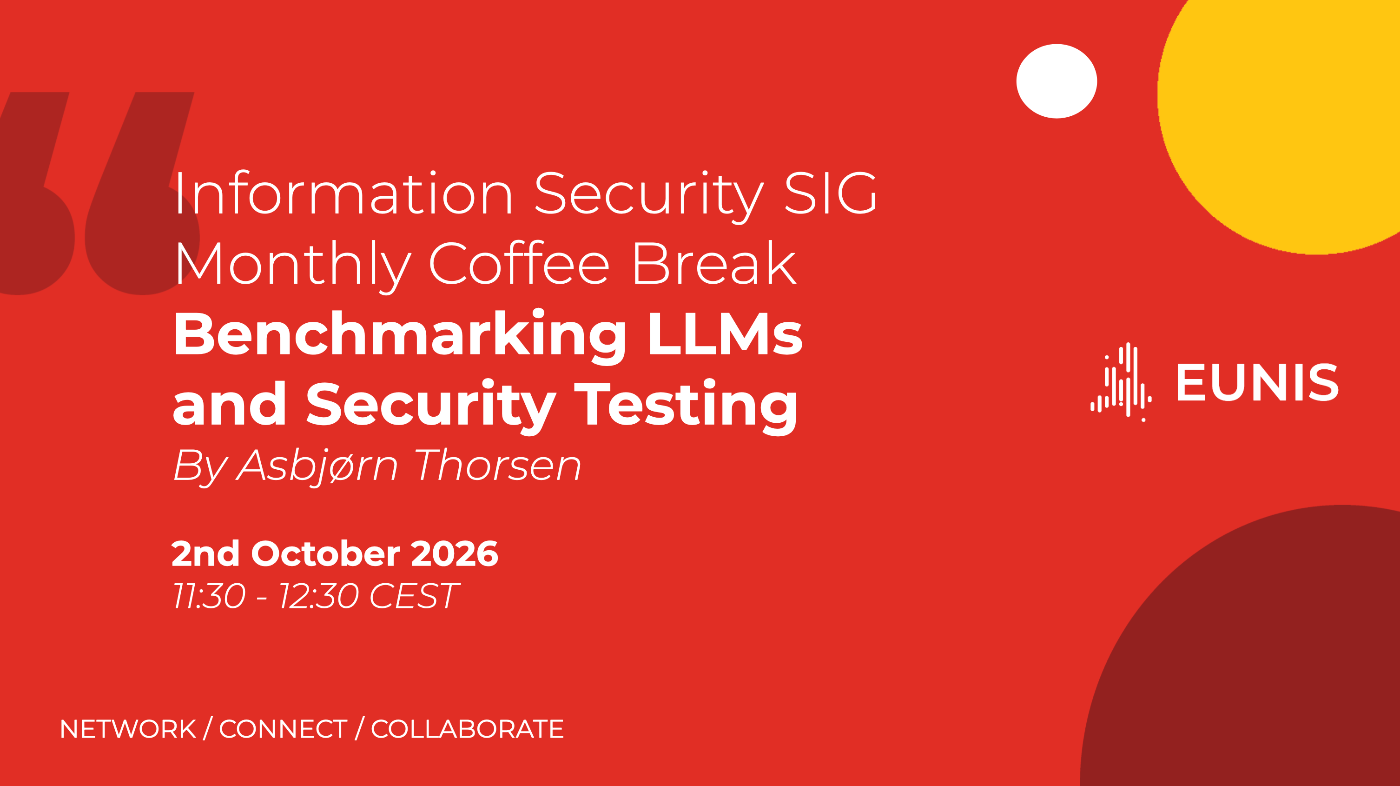 Explore how LLMs can be benchmarked from a security perspective at the InfoSec SIG coffee break: 2 Oct, online